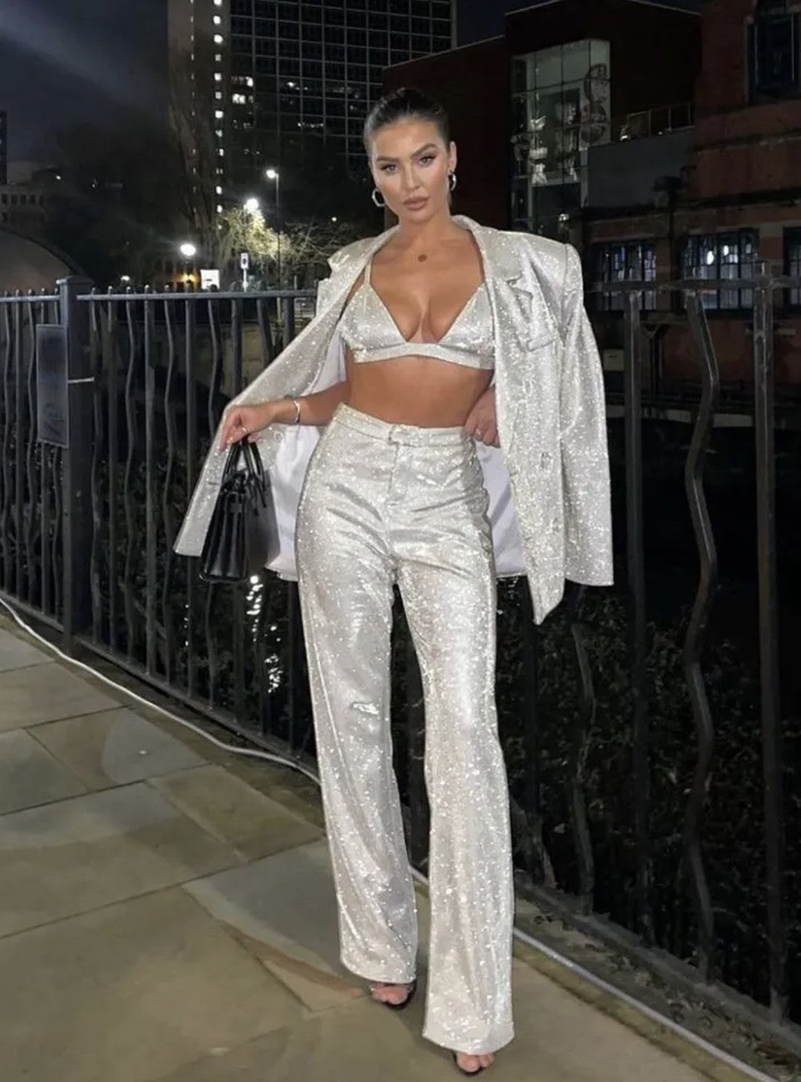 Tailleur Lurex Esmeraldha