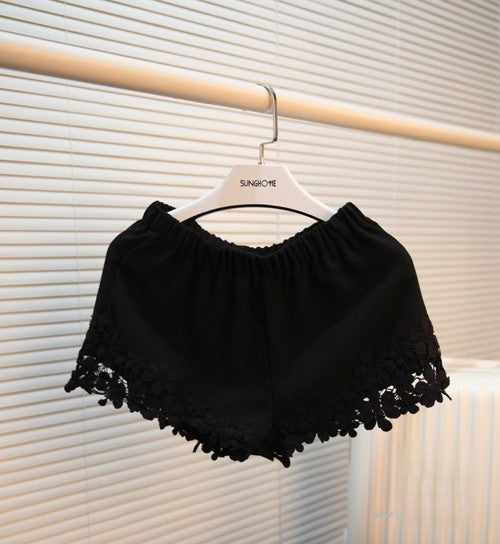 Solid Margareth Shorts Bianco vista dall'alto | Dream Shop