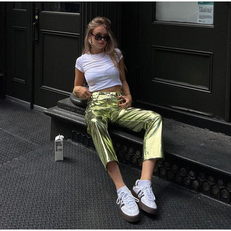 Pants metalizzato Rwita