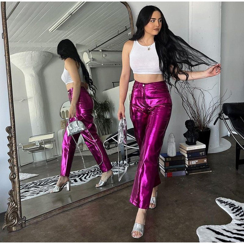 Pants metalizzato Rwita