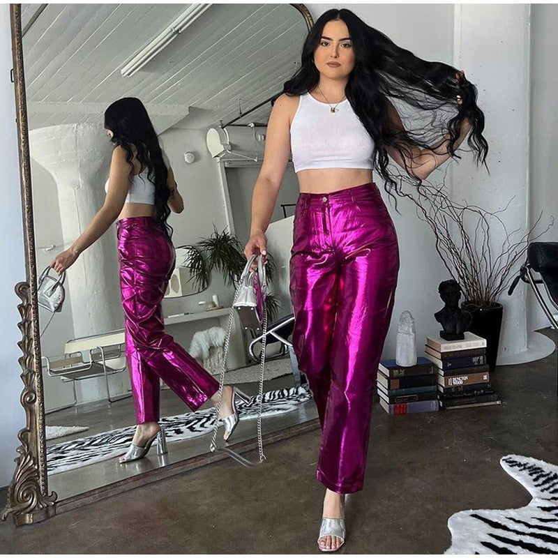 Pants metalizzato Rwita