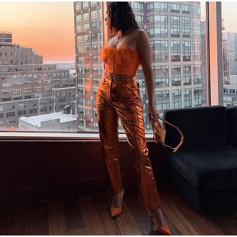 Pants metalizzato Rwita