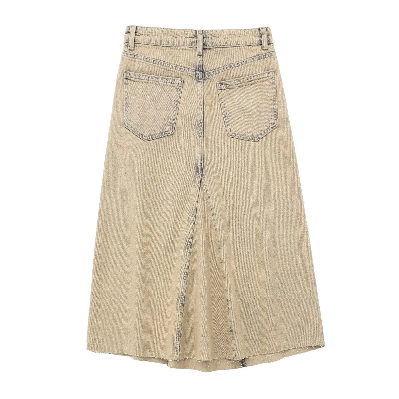 Maxigonna denim spacco Jou