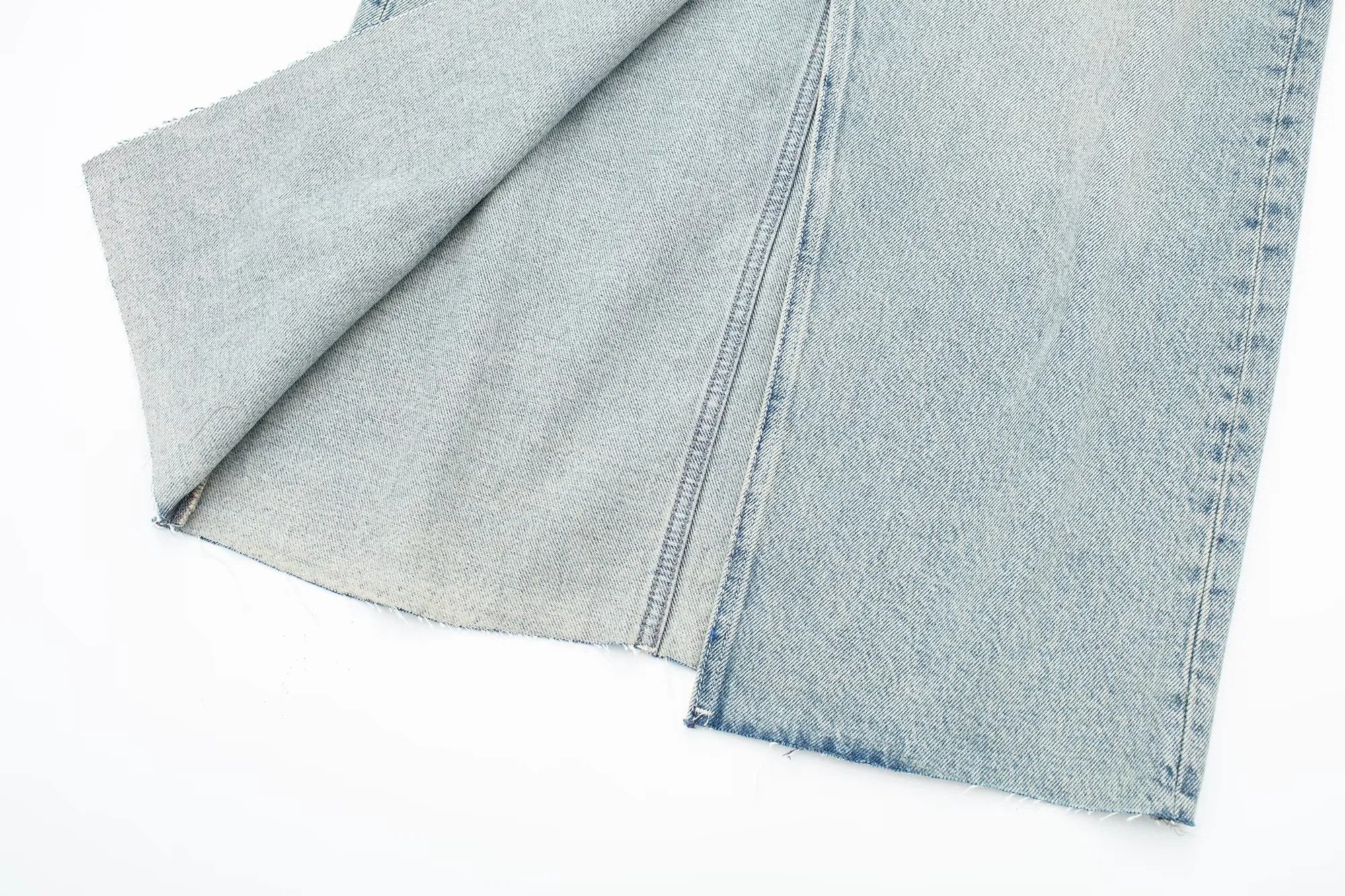 Maxigonna denim spacco Jou