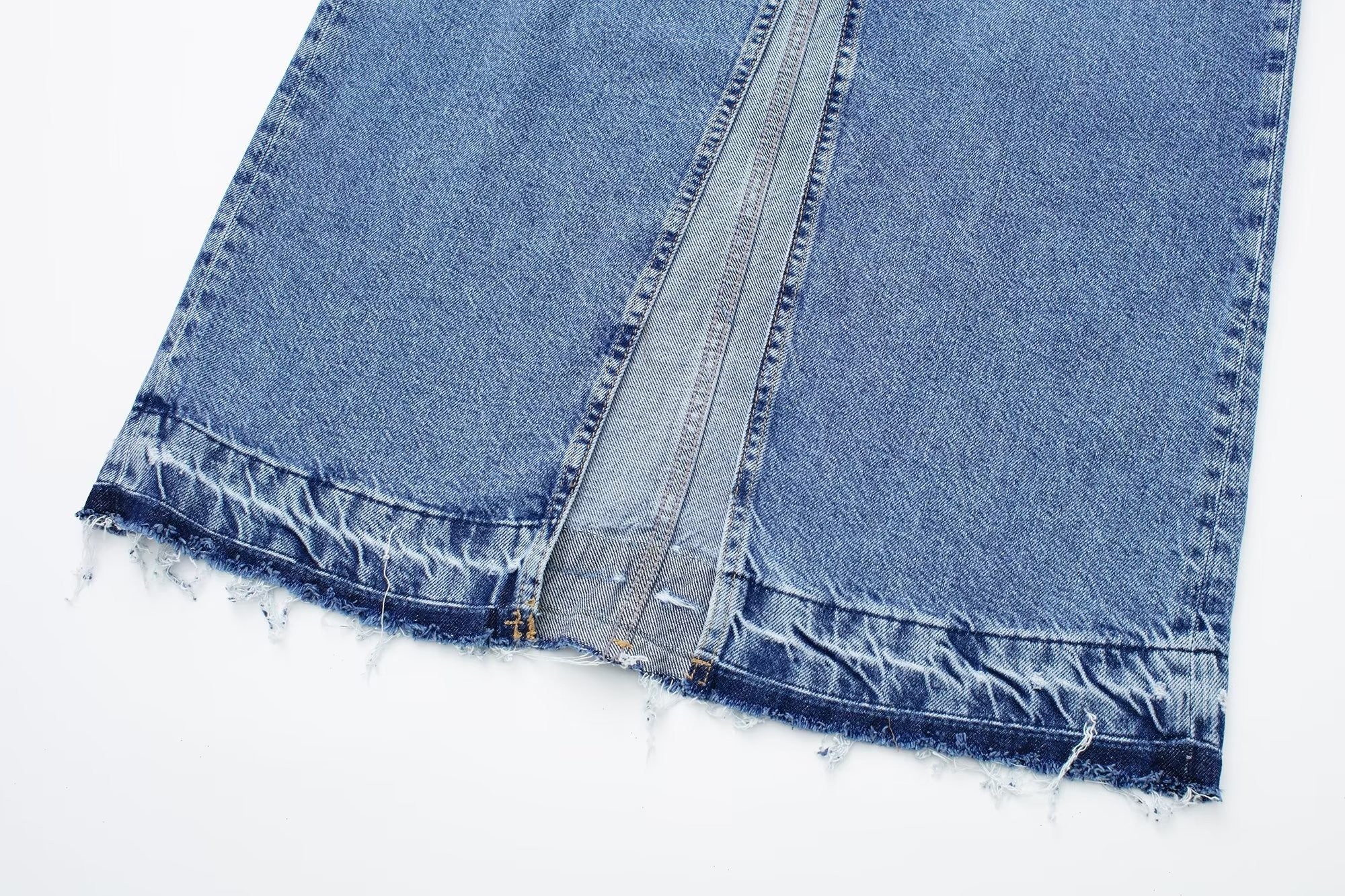 Maxigonna denim spacco Jou