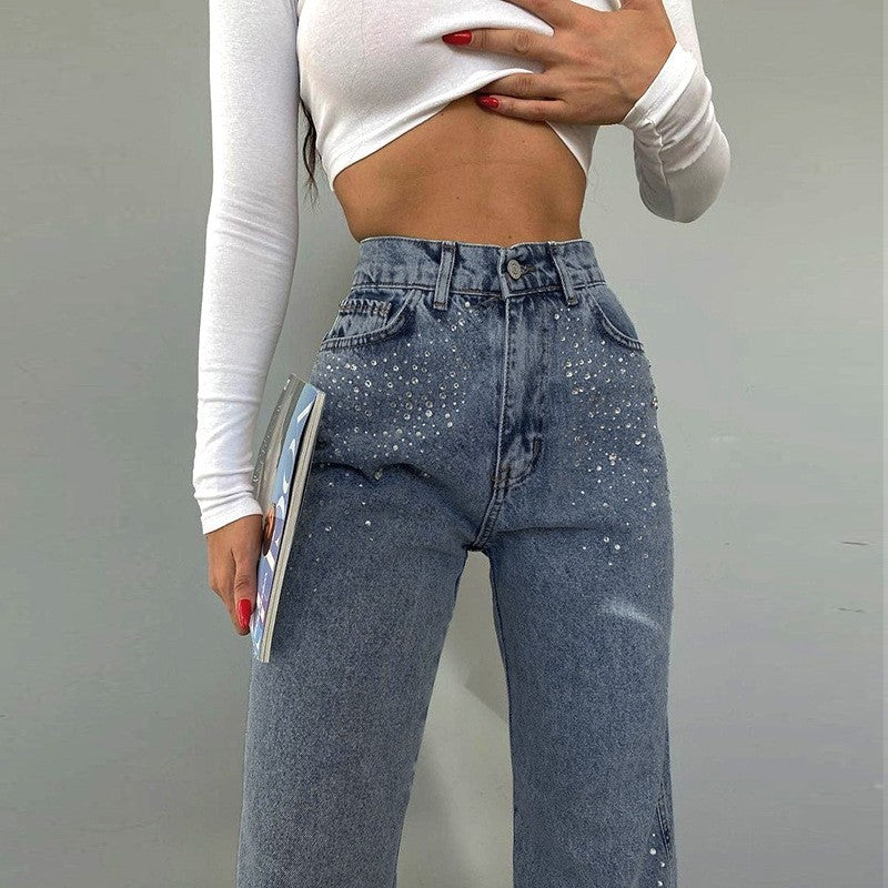 Jeans strass Fravany