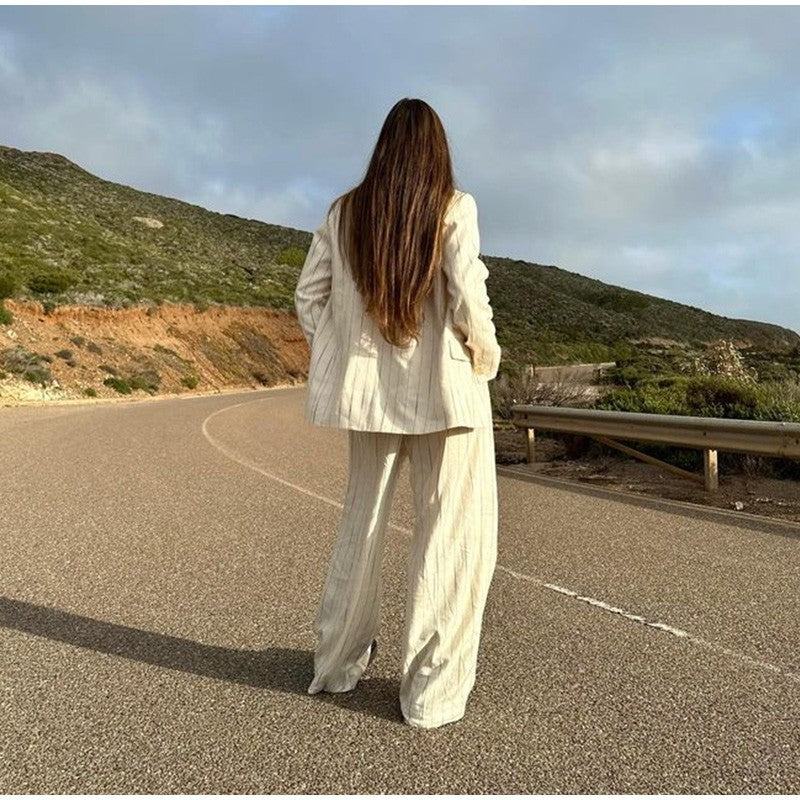 Completo tailleur gessato Lilp