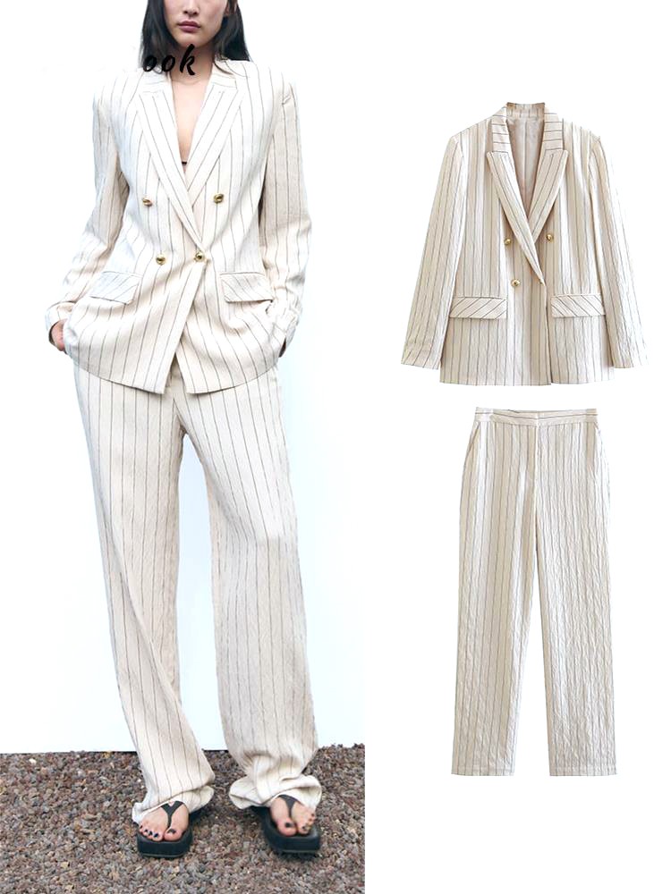 Completo tailleur gessato Lilp