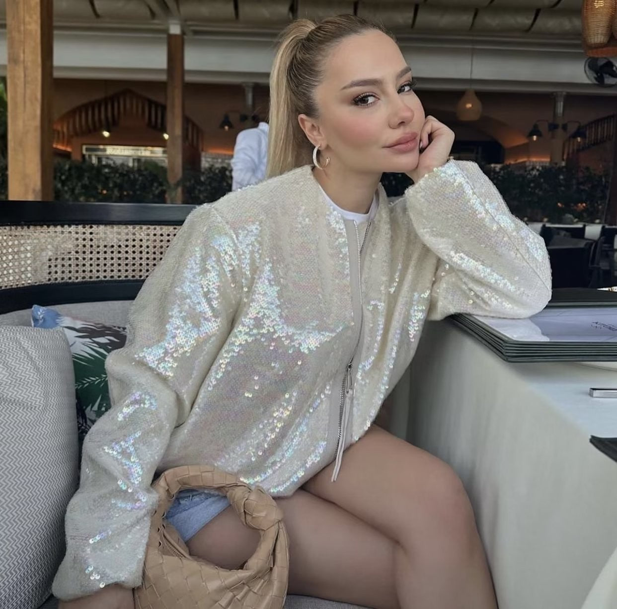 Bomber pailettes Doniara