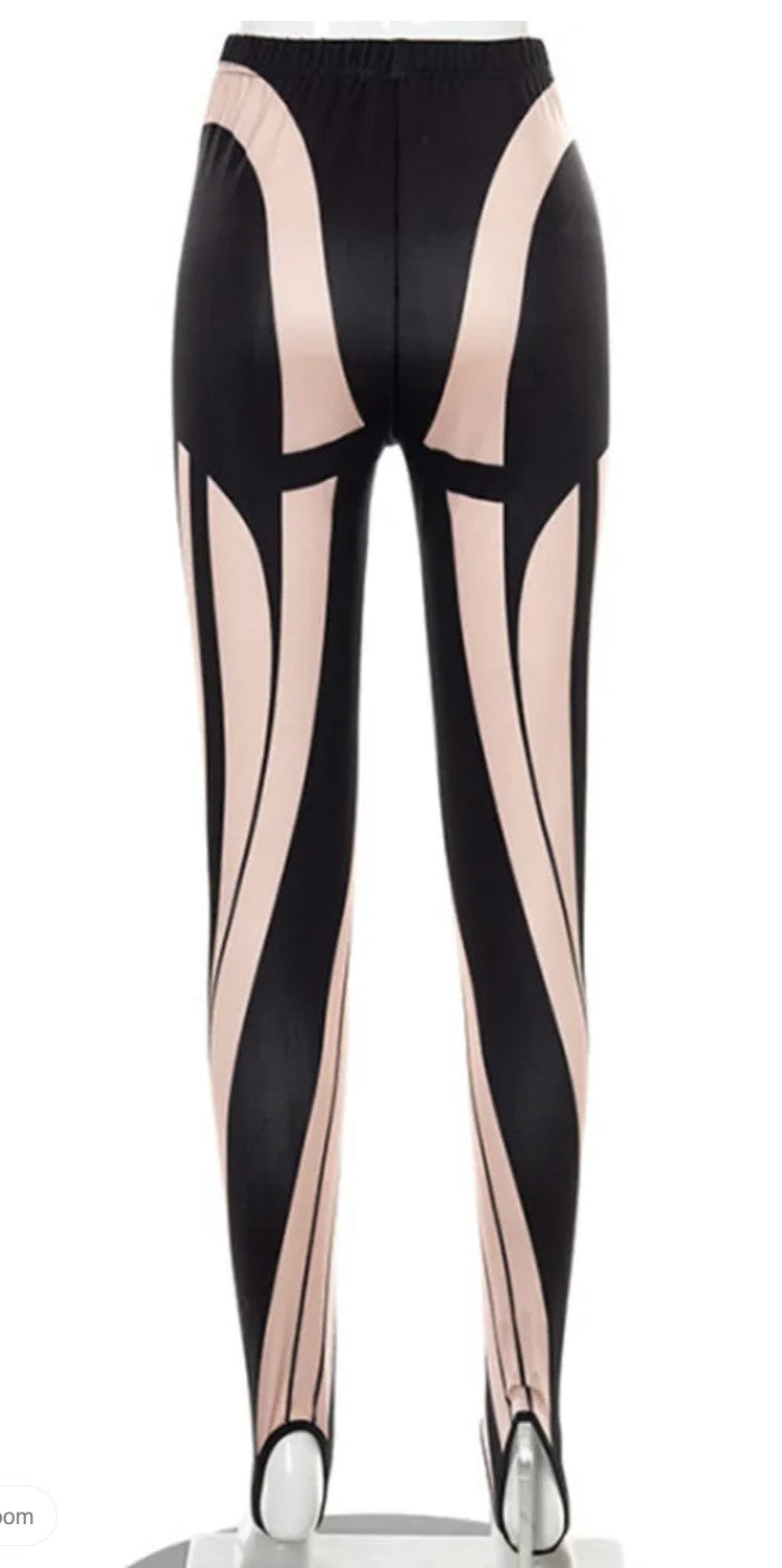 Leggings nude look Bucj