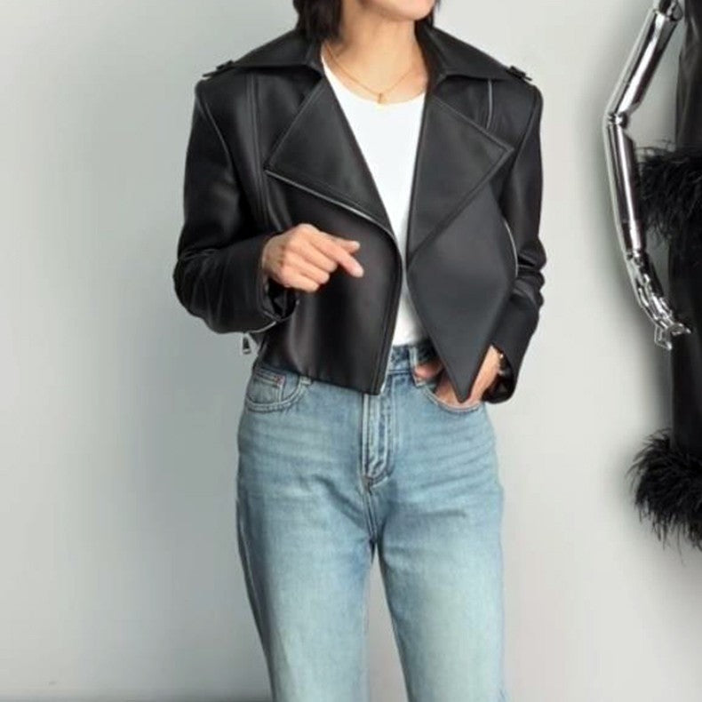 Giacca corta pelle Olivya