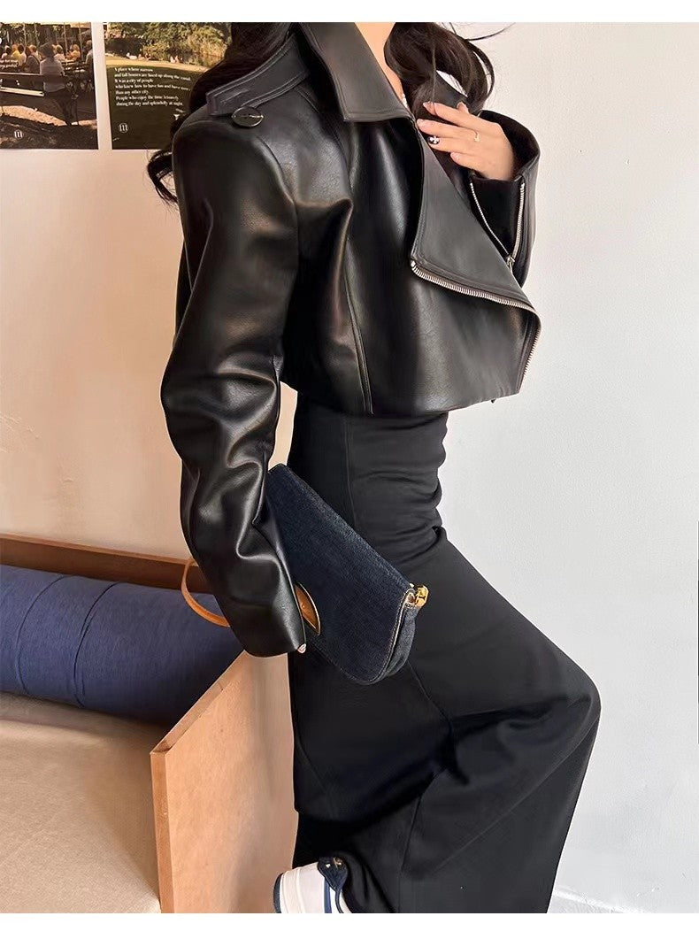 Giacca corta pelle Olivya