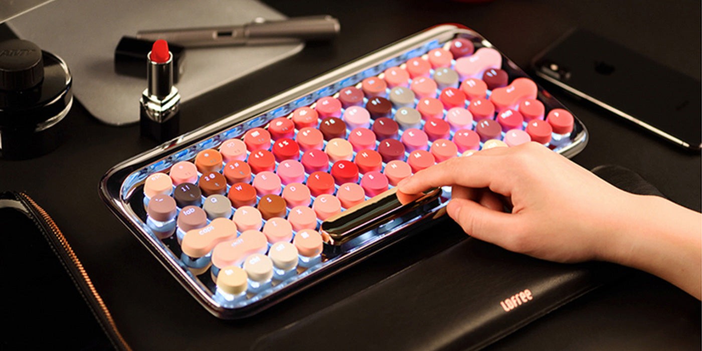 Set smart working retrò beauty palette