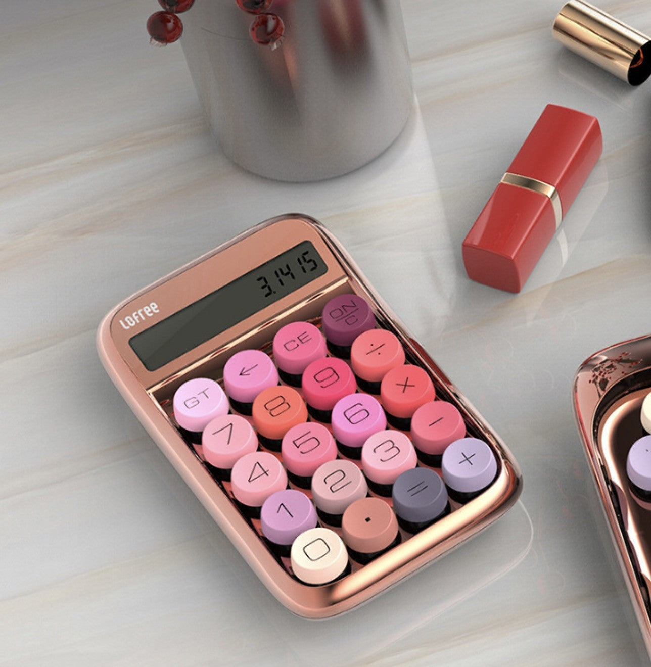 Set smart working retrò beauty palette