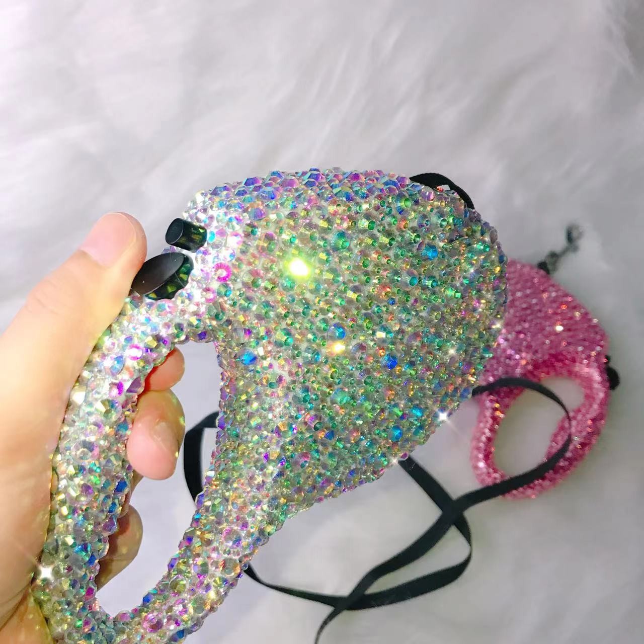 Guinzaglio cane strass