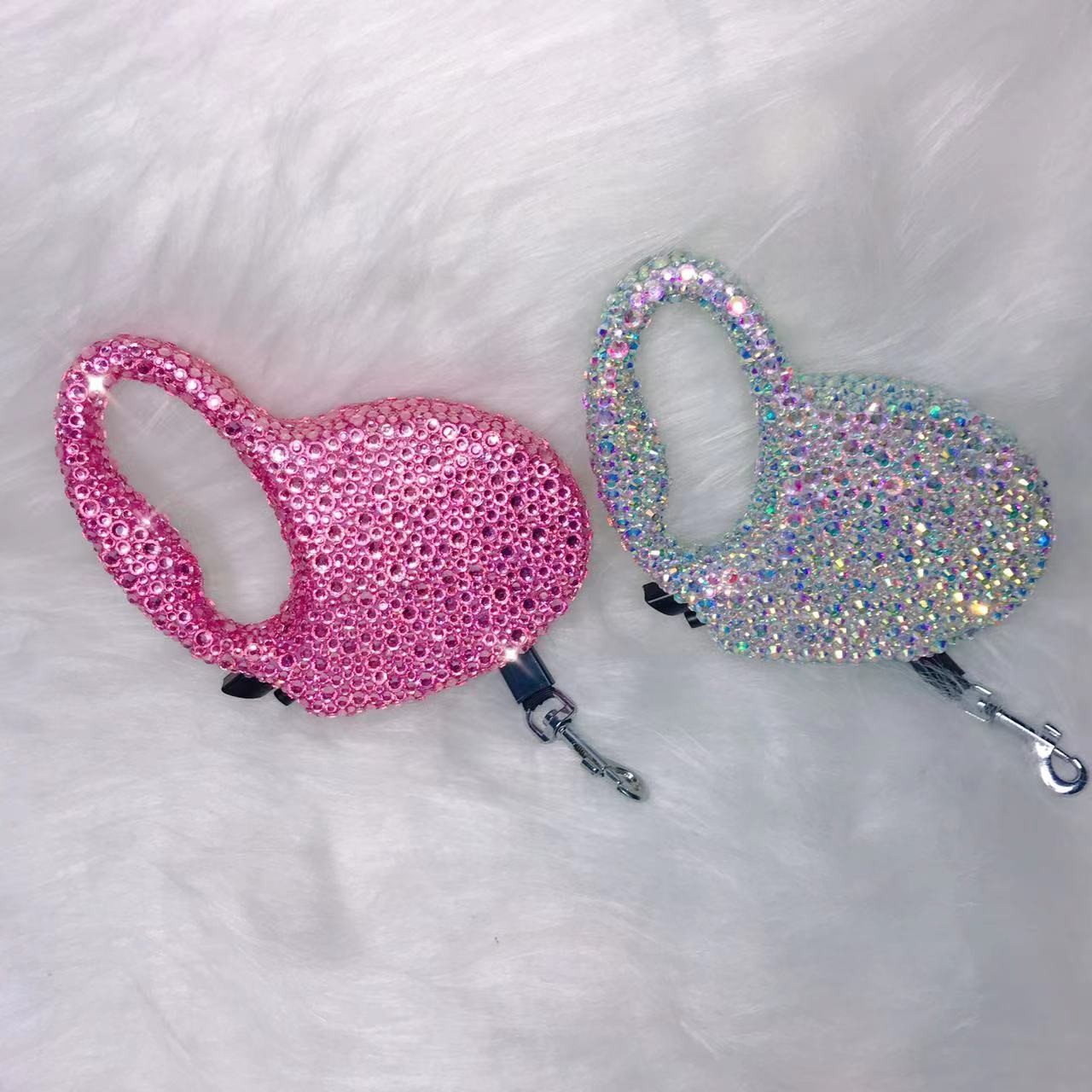 Guinzaglio cane strass