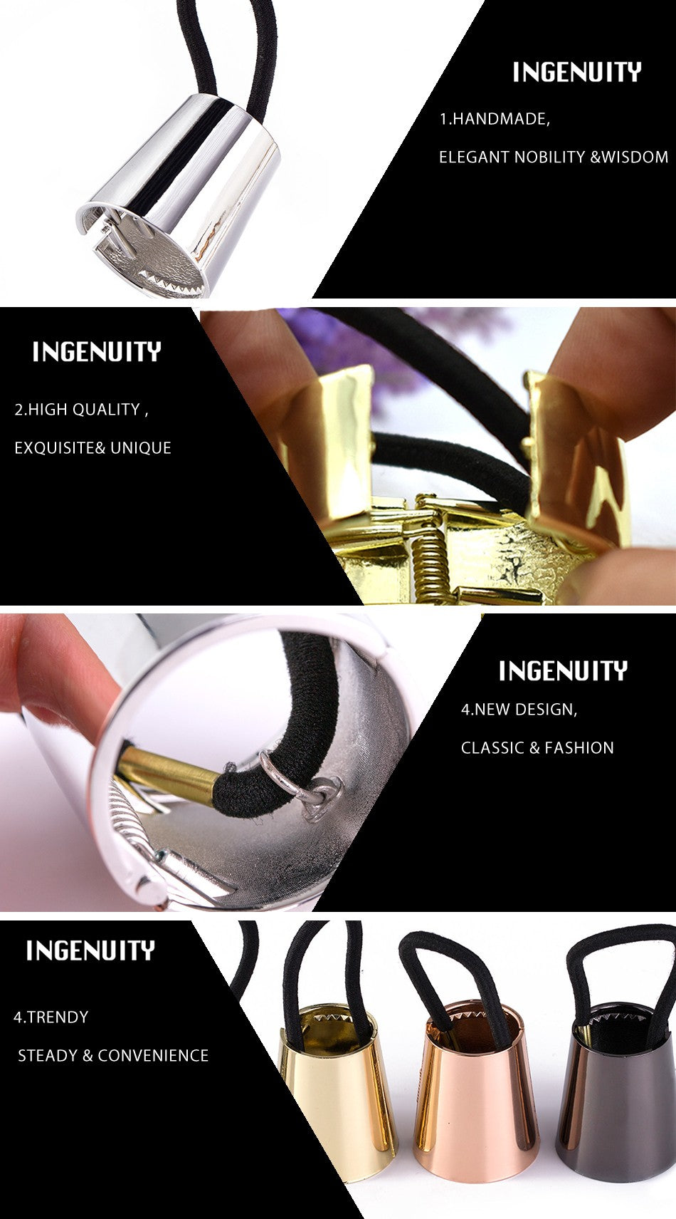 Copri-coda elastico metal