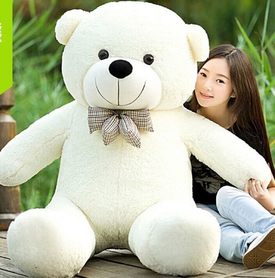 Teddy Bear 120 cm Bianco vista posteriore | Dream Shop