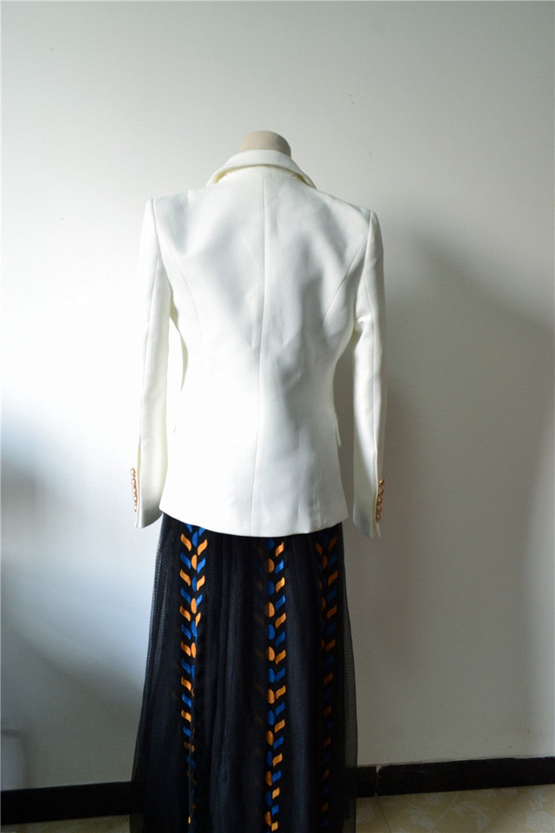 Tailleur goldbuttons skirt