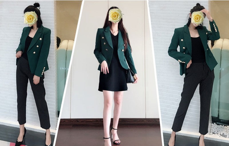 Tailleur goldbuttons skirt