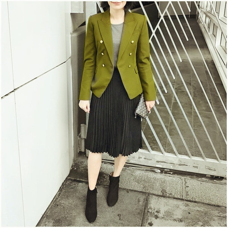 Tailleur goldbuttons skirt