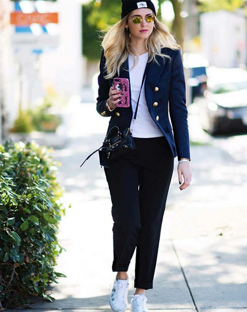 Tailleur goldbuttons skirt