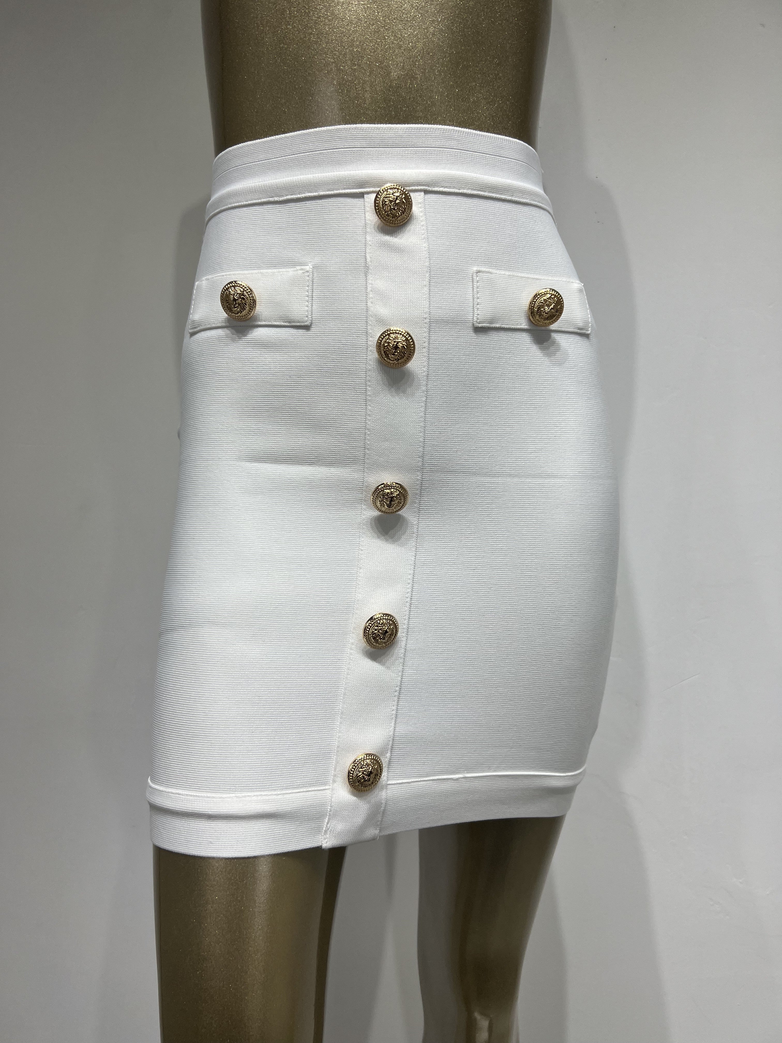 Tailleur goldbuttons skirt