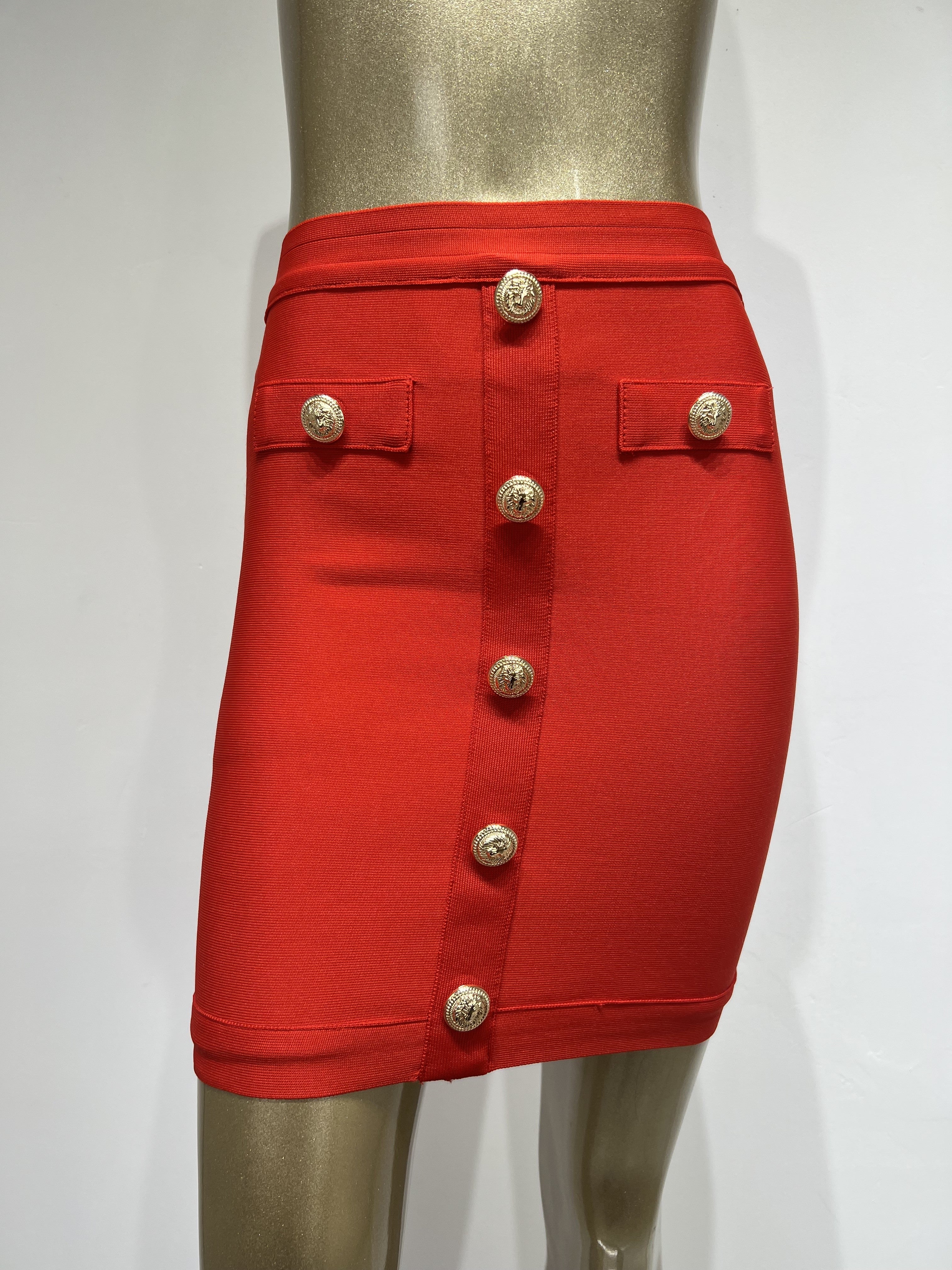 Tailleur goldbuttons skirt