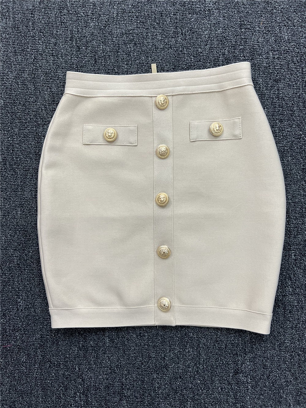 Tailleur goldbuttons skirt