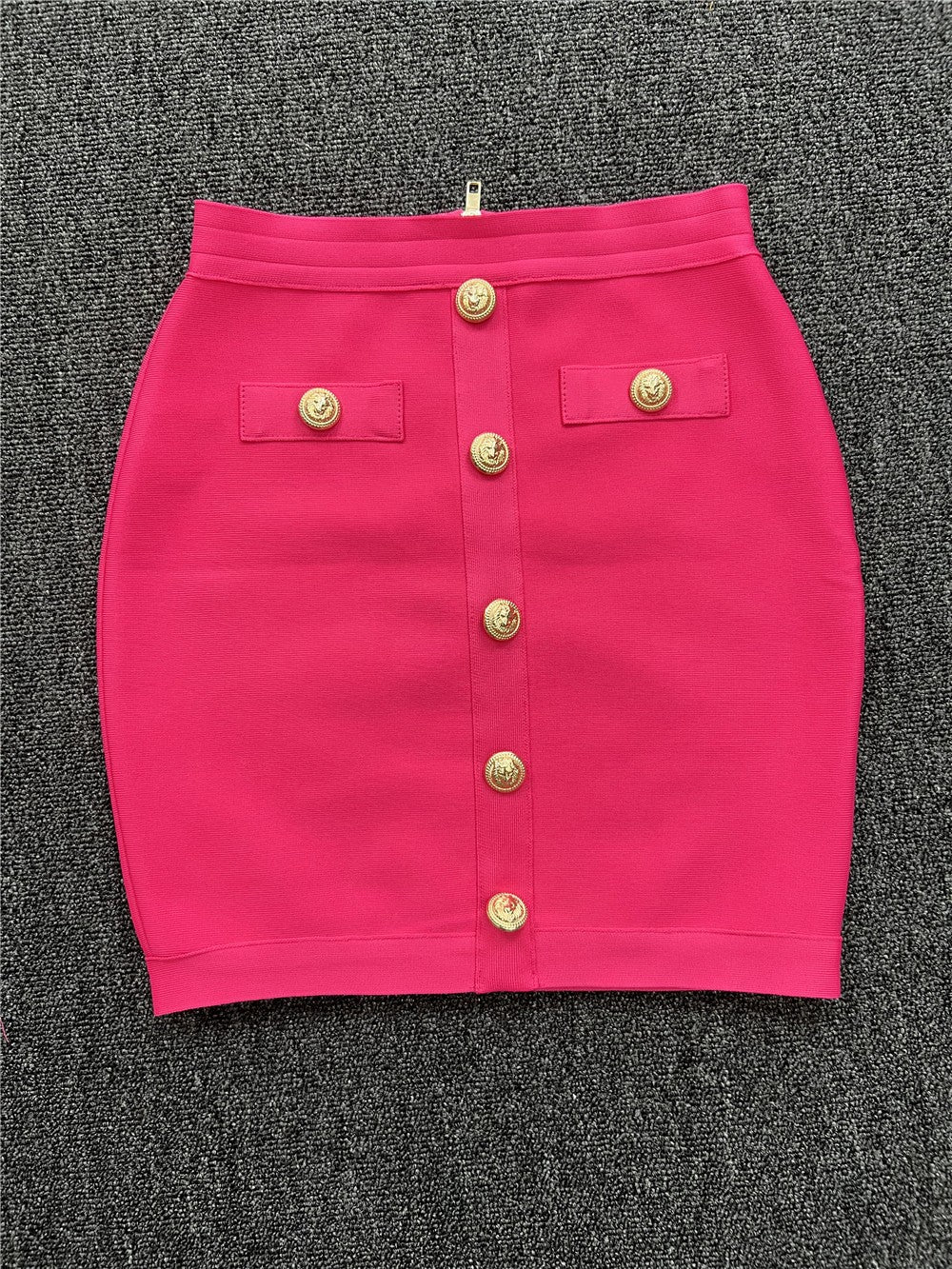 Tailleur goldbuttons skirt
