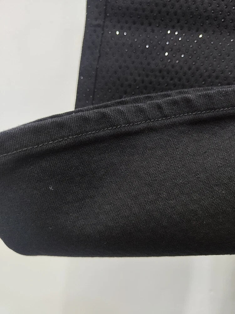 Black-strass denim streight