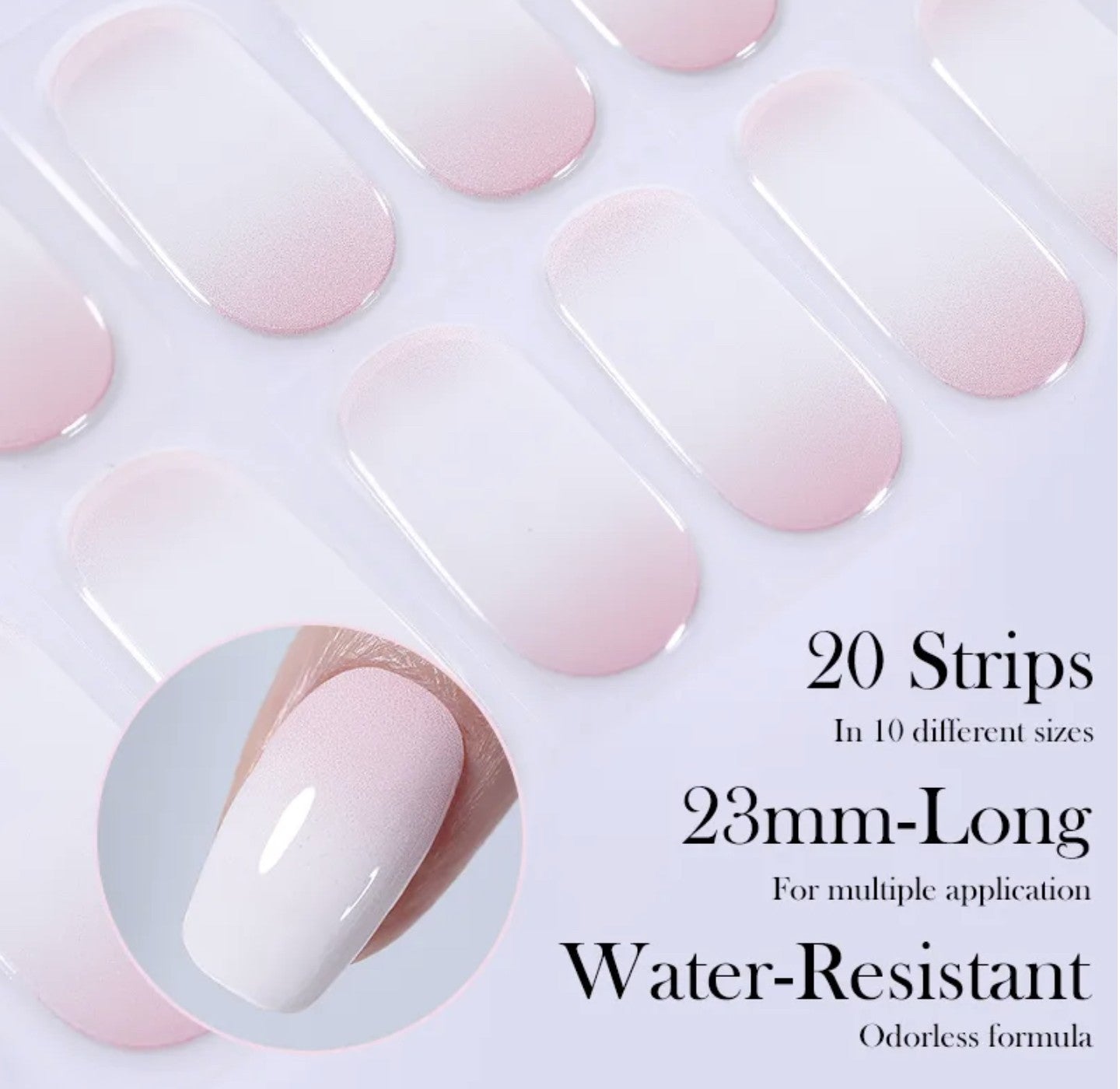 Smalto adesivo mani UV gel lampada