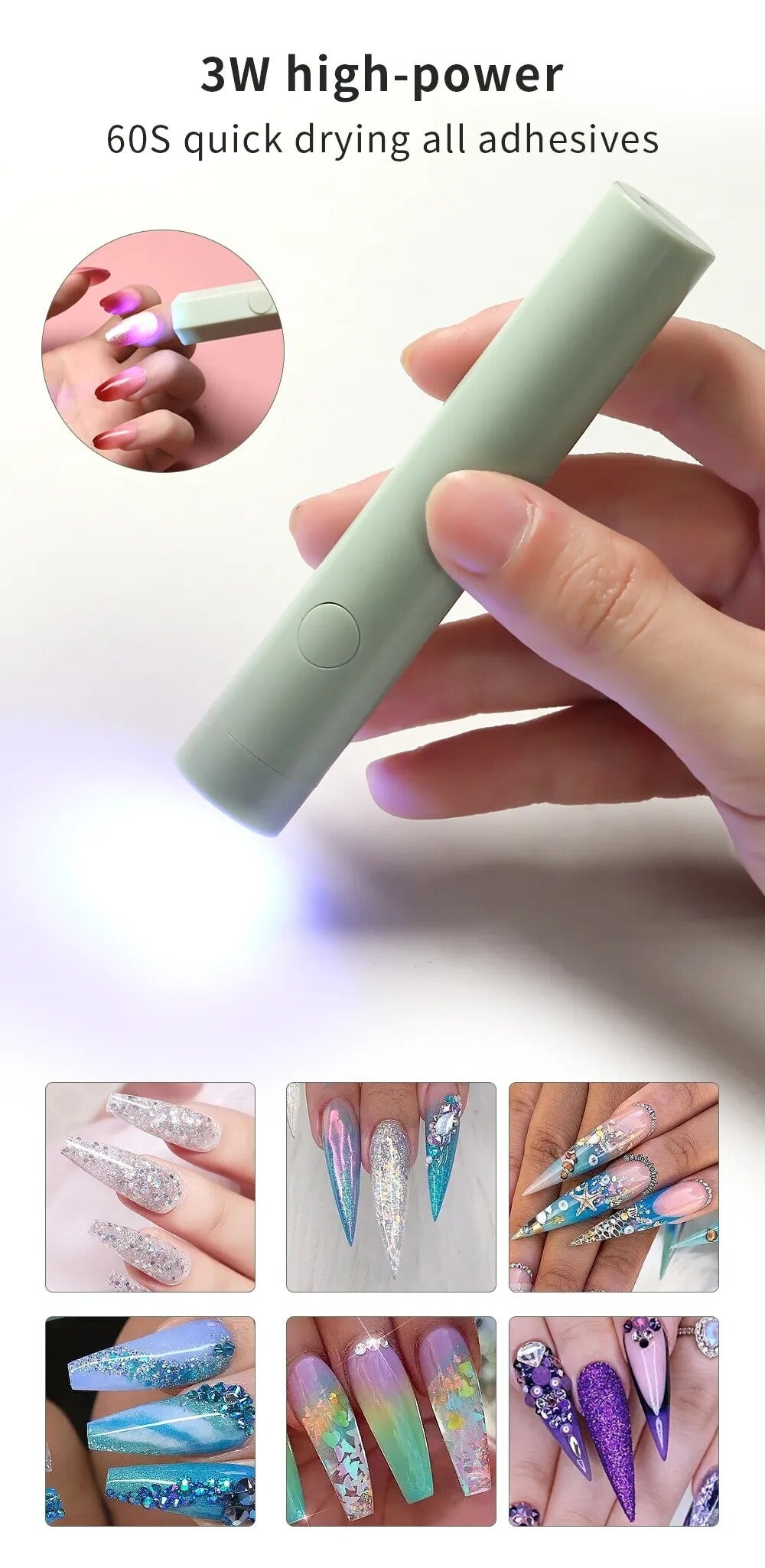 Mini lampada UV gel unghie