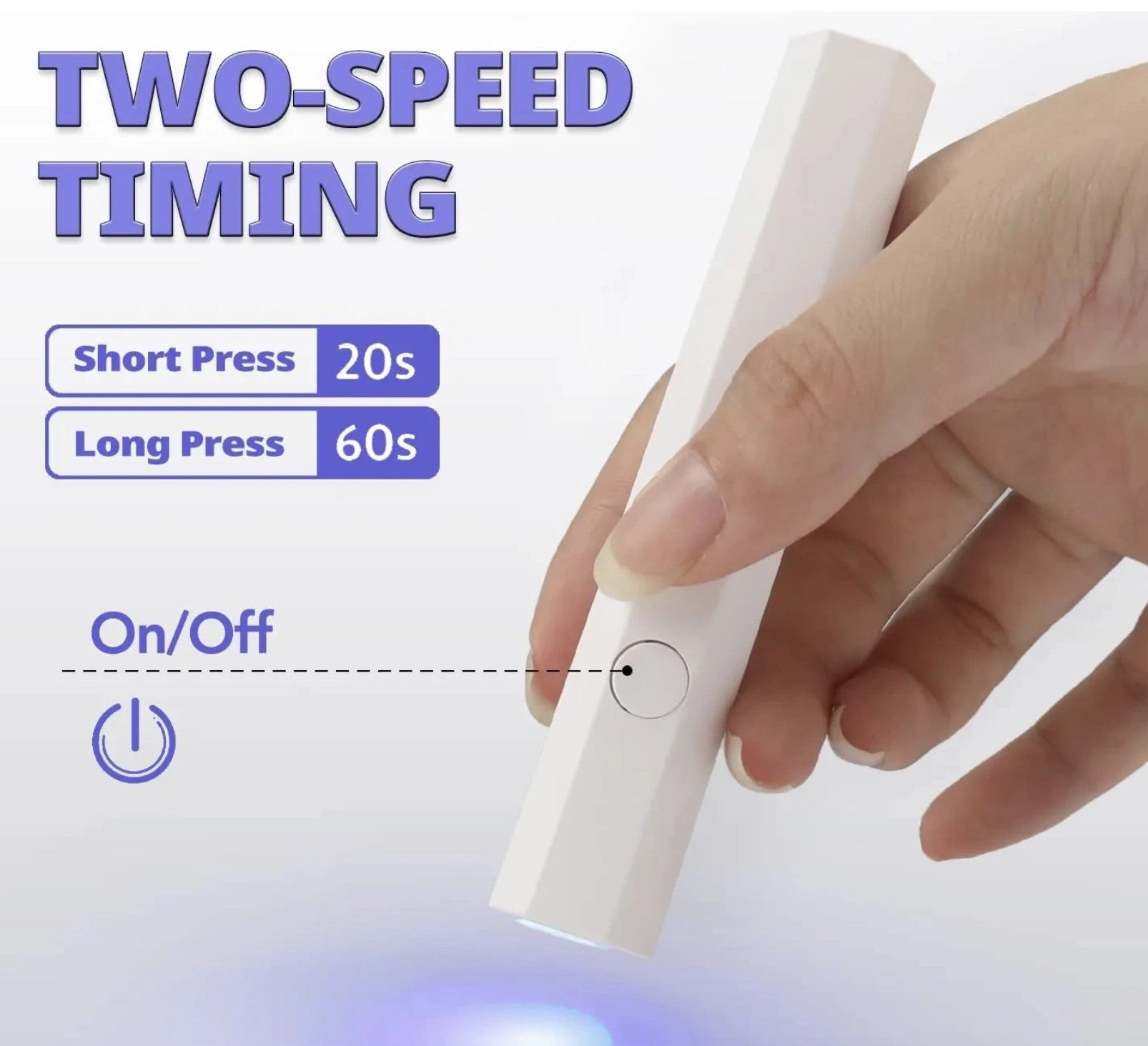 Mini lampada UV gel unghie