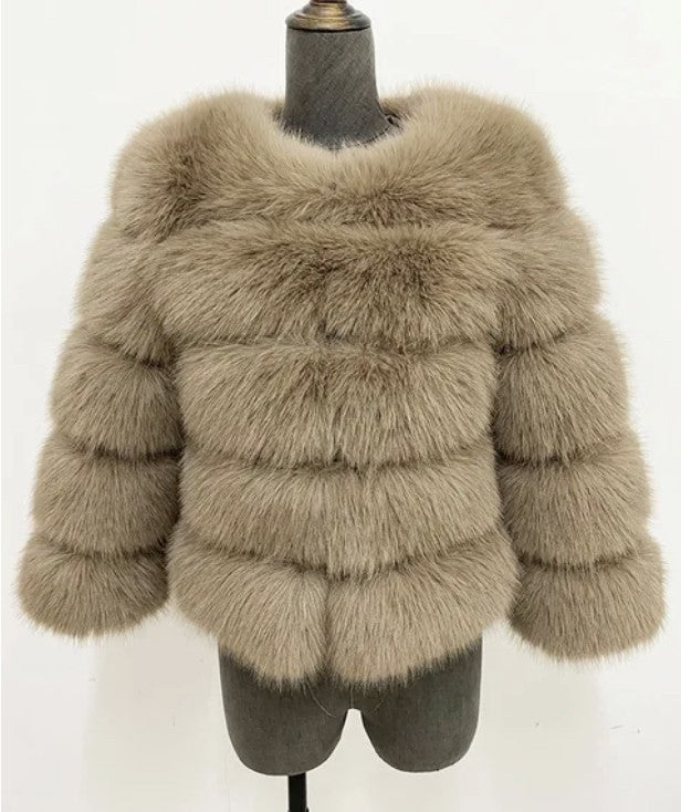 Abrigo de piel Quinzia