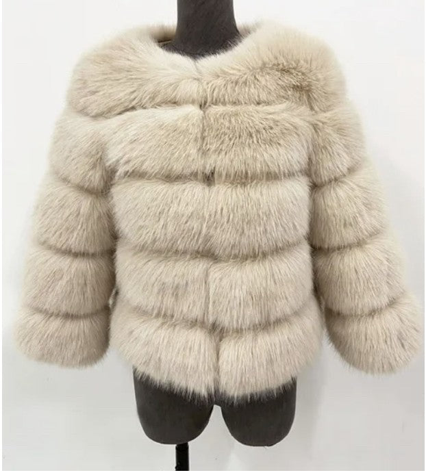 Abrigo de piel Quinzia