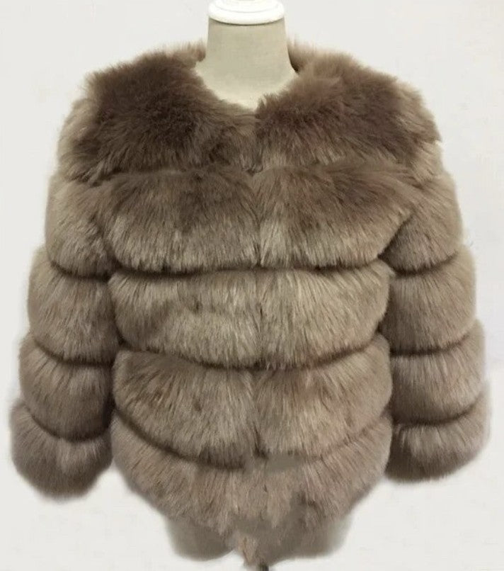 Abrigo de piel Quinzia