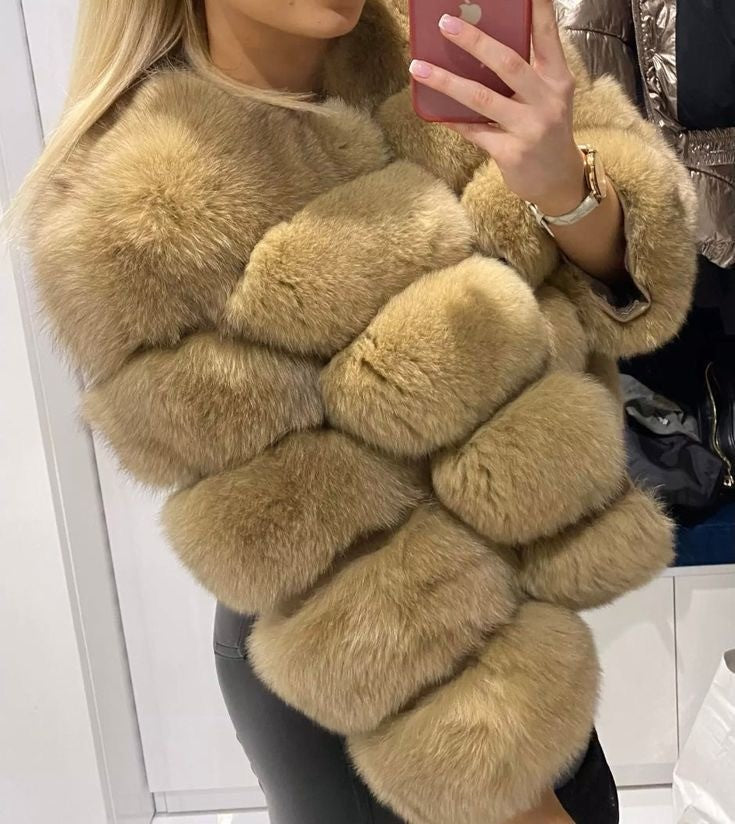 Abrigo de piel Quinzia