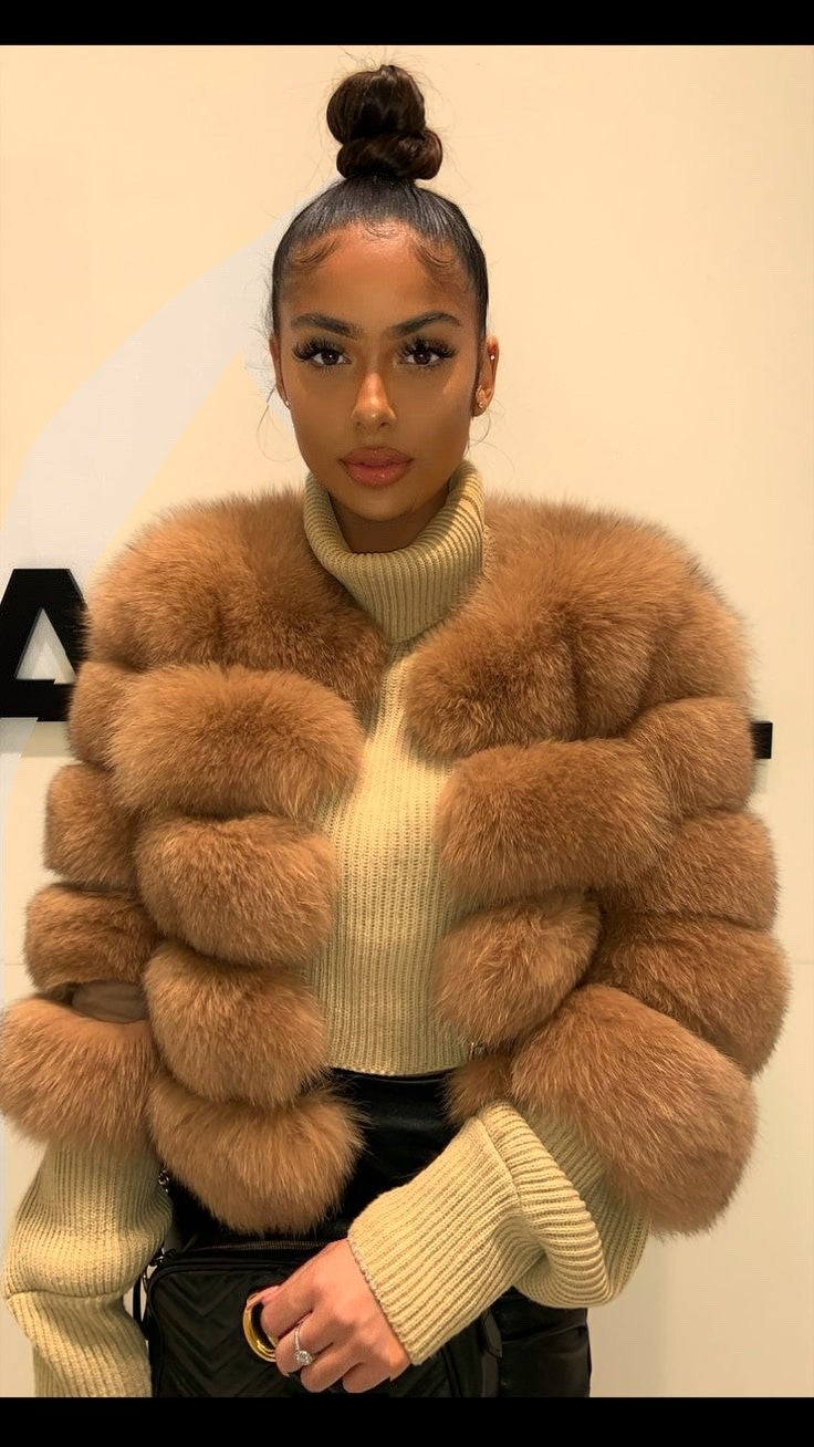 Abrigo de piel Quinzia