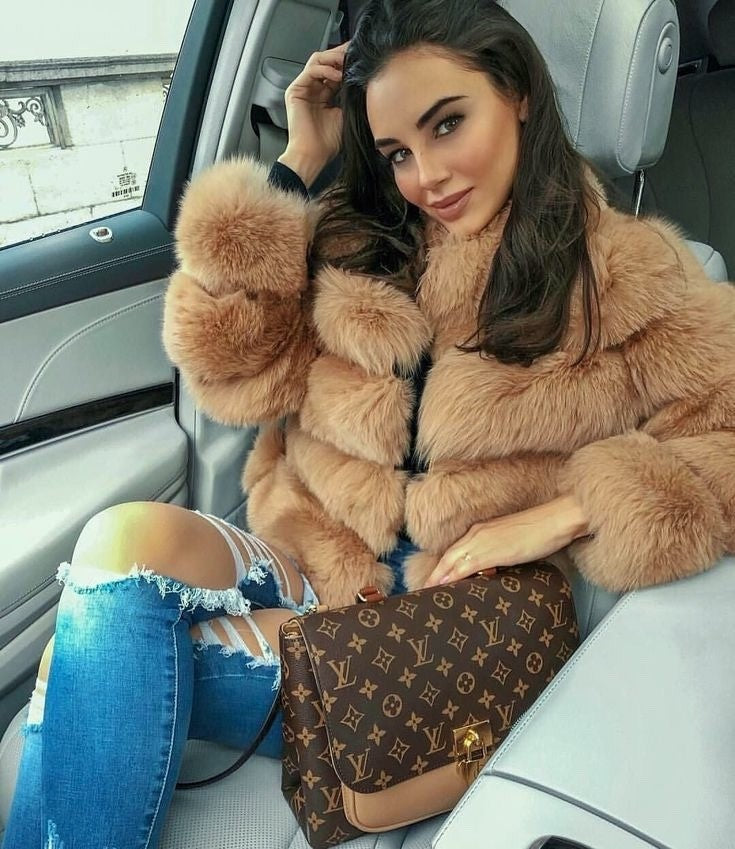 Abrigo de piel Quinzia