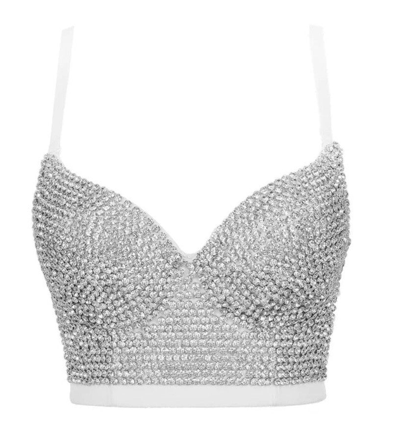 Corpetto strass Jann