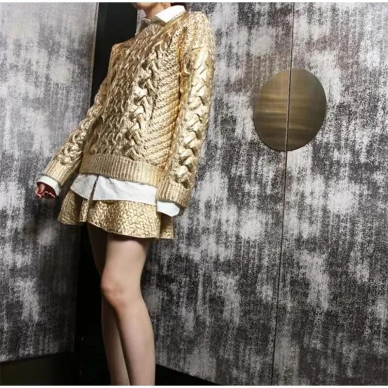 Maglioni metal girocollo