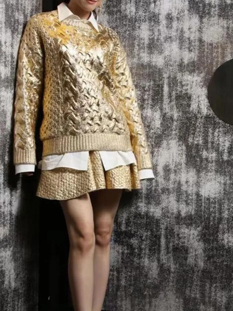 Maglioni metal girocollo