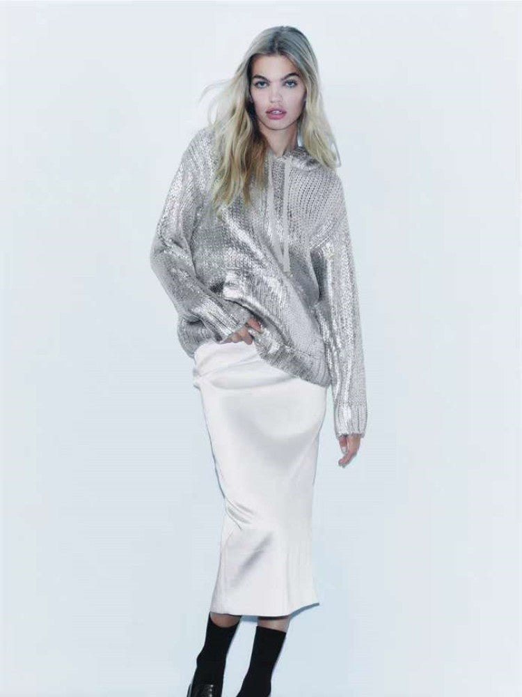 Maglioni metal girocollo