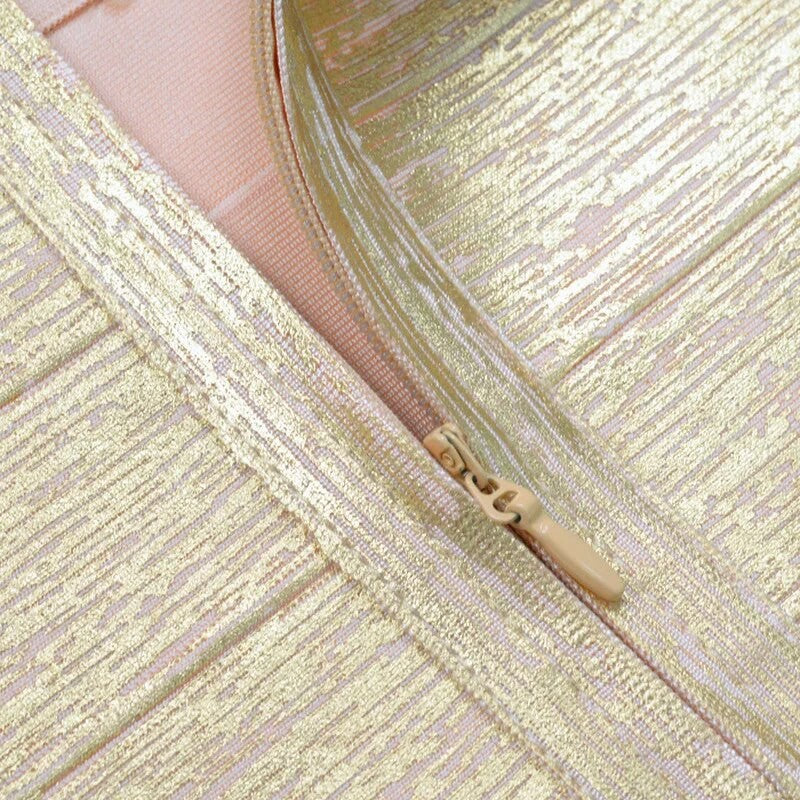 Abito gold shades monospalla