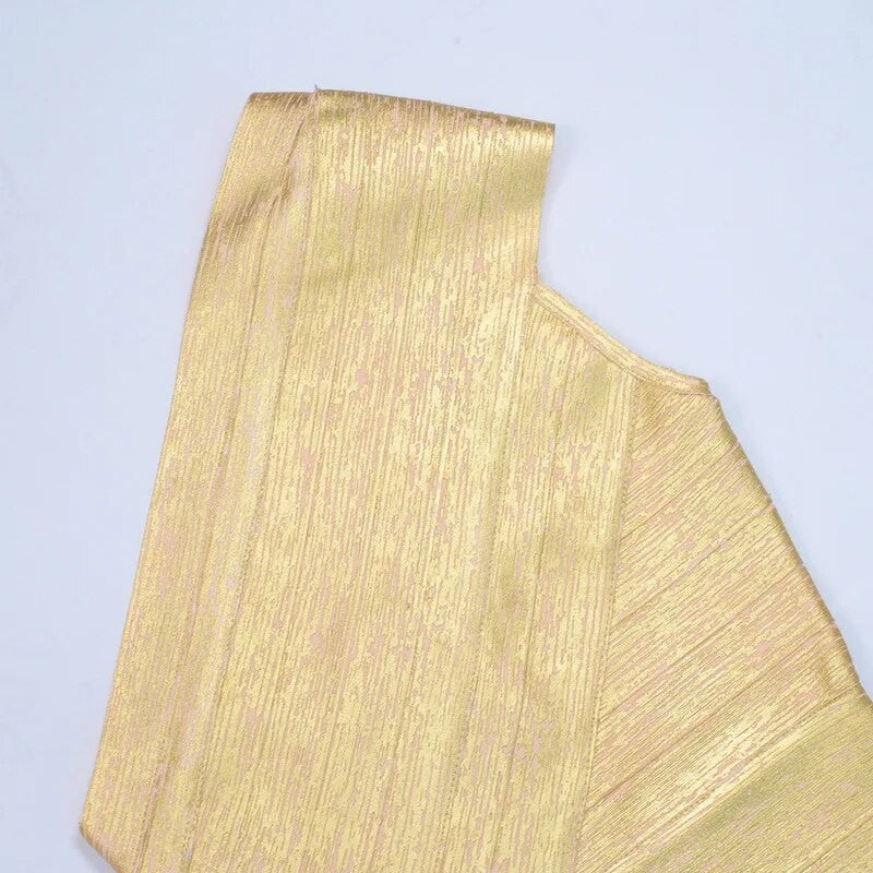 Abito gold shades monospalla