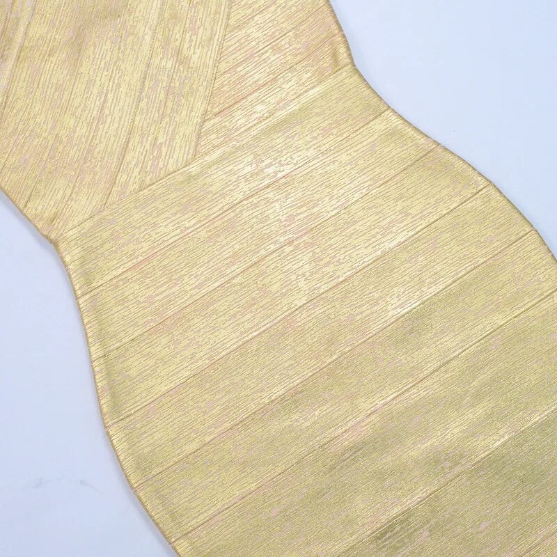 Abito gold shades monospalla