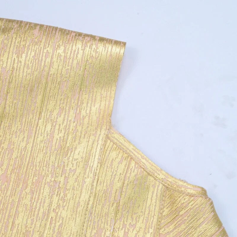 Abito gold shades monospalla