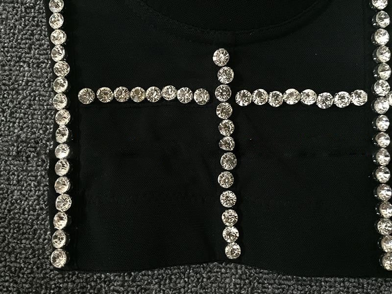 Crop Top Diamond Chain