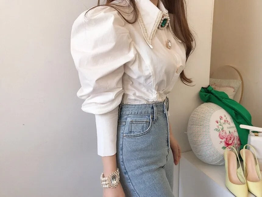 Camicia Emerald strass